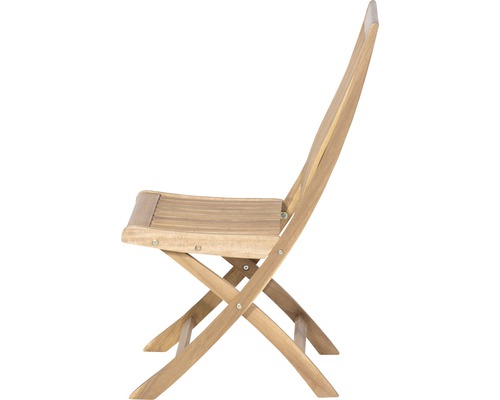 Holzklappstuhl Seitenansicht