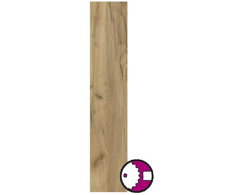 ABS Kante Gold Craft Oak 22 mm x 10 m-0