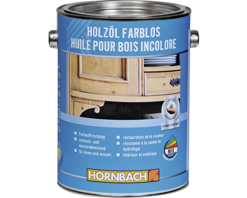 HORNBACH Holzöl farblos 2,5 L
