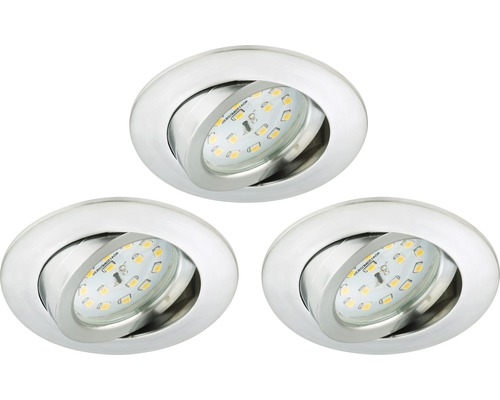 Drei LED Einbaustrahler