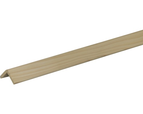 Konsta Winkelleiste Fichte roh 28x28x2400 mm Holzbilderrahmenleiste