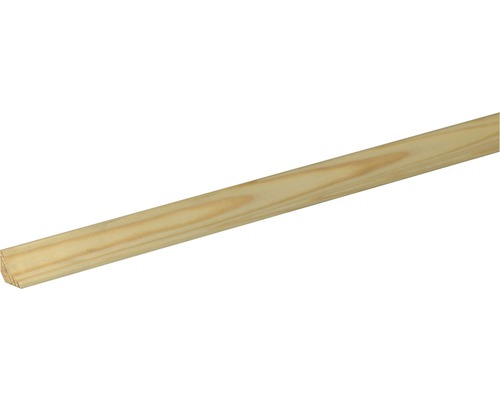 Moulure creuse Konsta pin brut 14x14x2400 mm Baguette en bois d''épicéa