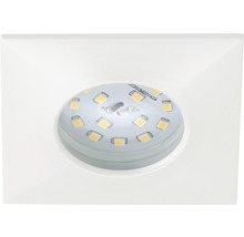 LED Einbauleuchte Kunststoff 1 x 5 W weiss Ø 60 mm, eckig