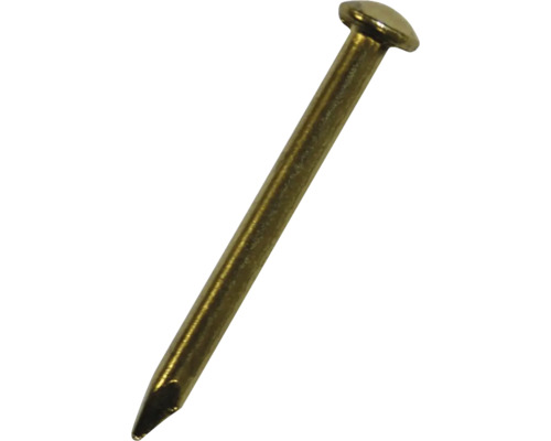 Tige à tête ronde 0,8 x 11 mm nickelée 50 pièces Un seul clou en métal