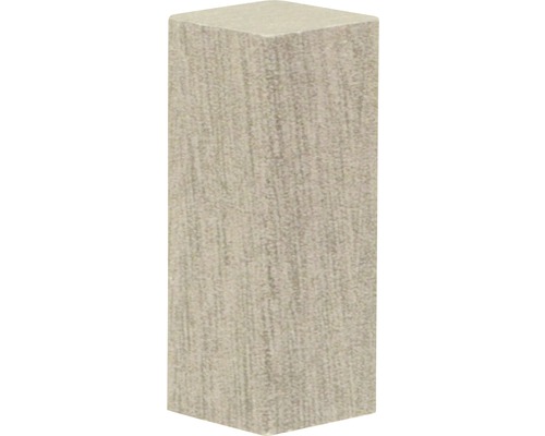 SKANDOR Eckenstäbchen PVC foliert steineiche SF422 16,5x16,5x40 mm 2 Stück Sockelleiste aus Holz