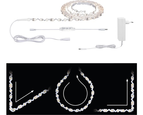 LED-Streifen mit Netzteil und Anwendungsmöglichkeiten