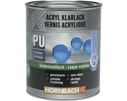 HORNBACH Acryl Klarlack seidenmatt 375 ml