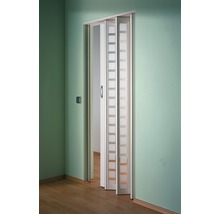 Porte pliante avec inserts transparents à l''intérieur