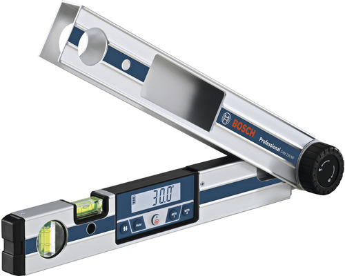 Bosch Professional Winkelmesser GAM 220 MF inklusive 4 x Batterie (AA) und Zubehör-Set