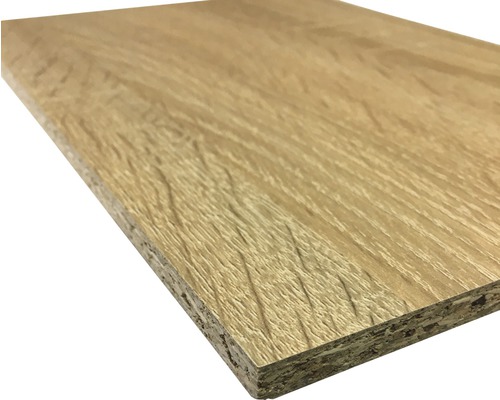 Panneau de particules avec structure en bois