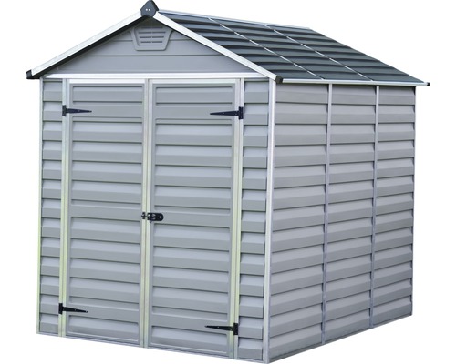 Abri de jardin en plastique avec double porte
