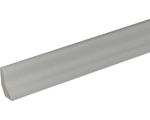 Plinthe SF384 pin blanc laqué 20 x 40 x 2400 mm Quart-de-rond en bois