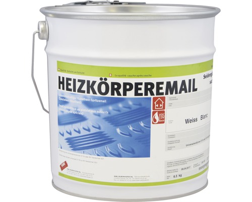 Kabe Heizkörperlack seidenglänzend weiss 6.5 kg Heizkörperlack Weiß im Eimer