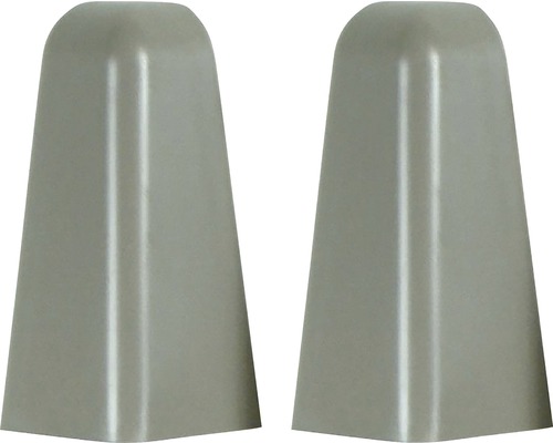 Angle extérieur uni gris FU60 58/20, lot de 2 Deux cornières de protection d''angle grises