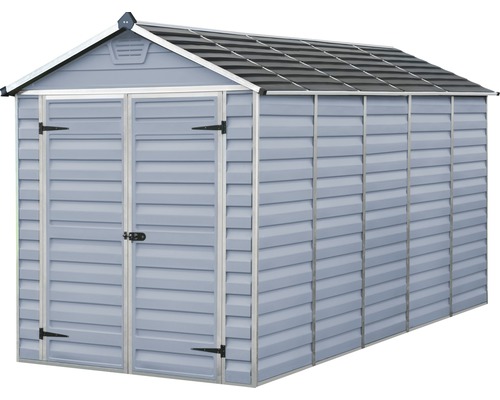 Abri de jardin spacieux avec double porte pour le jardin