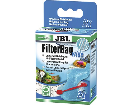 Sacs filtrants JBL FilterBag wide 2 pièces JBL FilterBag wide, Sac universel pour masse filtrante, 2 pièces