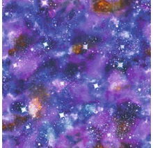 Stoff mit Weltraummuster