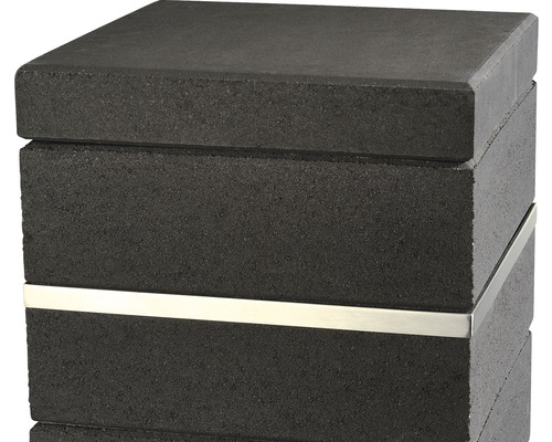 Pavés empilés avec élément métallique