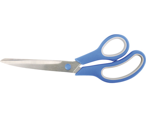 Ciseaux avec poignées bleues