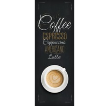 Glasbild Coffee Americano 30x80 cm