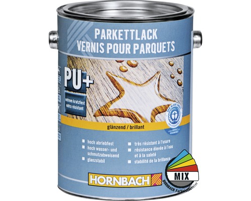 HORNBACH Holzlack Parkettlack glänzend 2,5 l