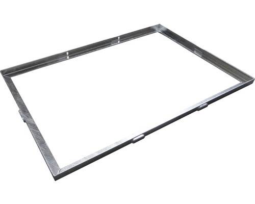 Cadre Wolfa 50x120 cm hauteur de construction 20 mm (pour grille caillebotis 49x119 cm)