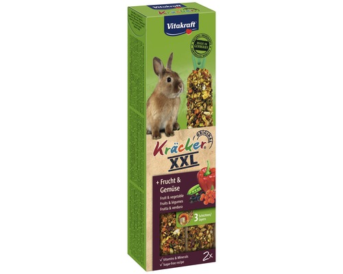 Snack pour rongeurs Vitakraft Kräcker® Super Power, 2 morceaux