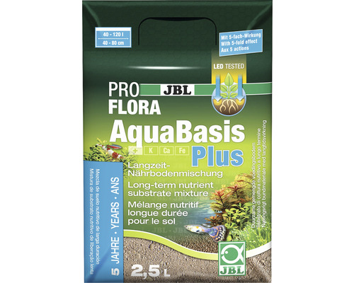 JBL ProFlora AquaBasis Plus mélange nutritif longue durée en sac de 2,5 litres