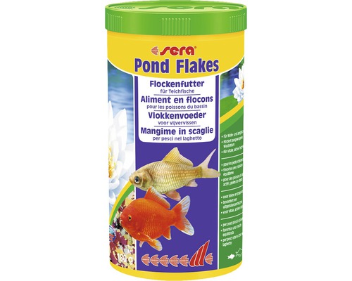 Flockenfutter Sera Pond Flakes 1 l