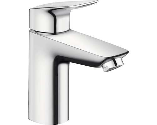 hansgrohe Logis Waschtischmischer 100 chrom mit Zugstangen-Ablaufgarnitur 71100000