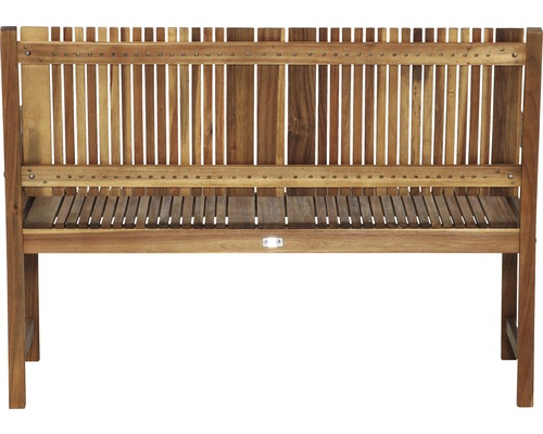 Gartenbank aus Holz mit Lattenrost