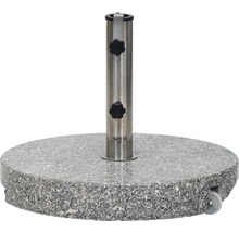 Granit Sonnenschirmständer mit Rollen
