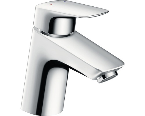 hansgrohe Logis Waschtischmischer 70 chrom mit Push-Open Ablaufgarnitur 71077000