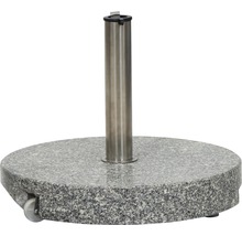 Granit Sonnenschirmständer mit Rollen