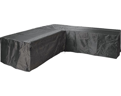 Housse de protection pour salon de jardin d'angle 255x255x100xh70 cm