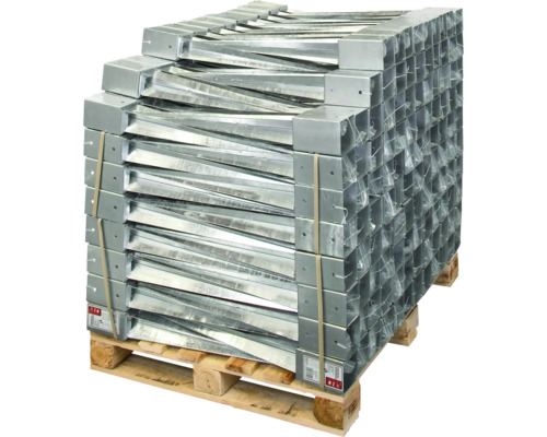 Palette de supports de poteaux galvanisés
