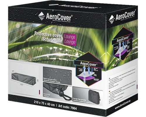 Verpackung einer Schutzhülle für Lounge Möbel