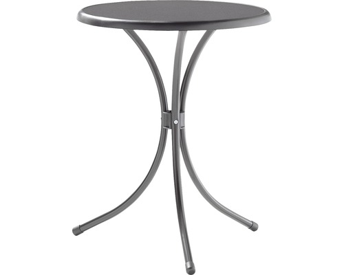 Table de balcon Sieger Mecalit Ø 60 H 72 cm gris