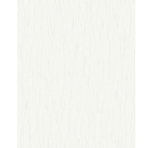 Weisse Tapete mit feiner Struktur