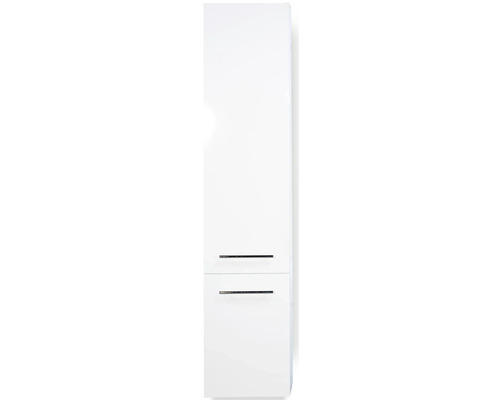 Meuble haut Straight blanc haute brillance 160 x 35 cm, 2 portes