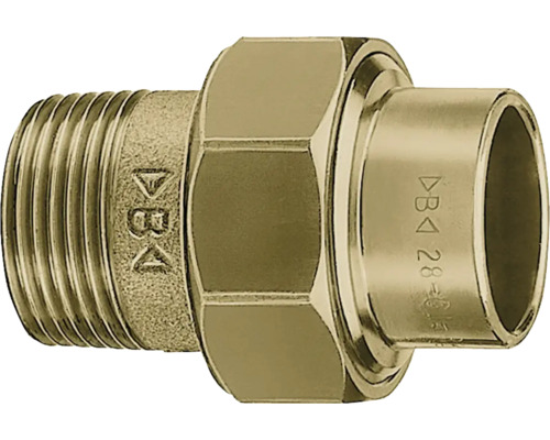 Vissage 18x filetage extérieur 1/2" 10 pièces bronze Raccord en laiton avec raccord fileté pour installations sanitaires