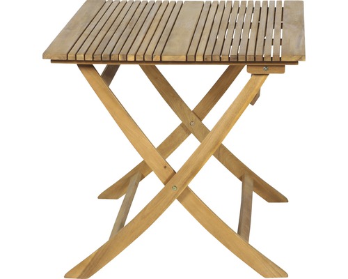 Quadratischer Klapptisch aus Holz für den Außenbereich