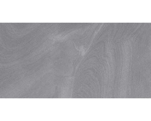 Carrelage de sol en grès cérame fin Austral gris 45x90 cm