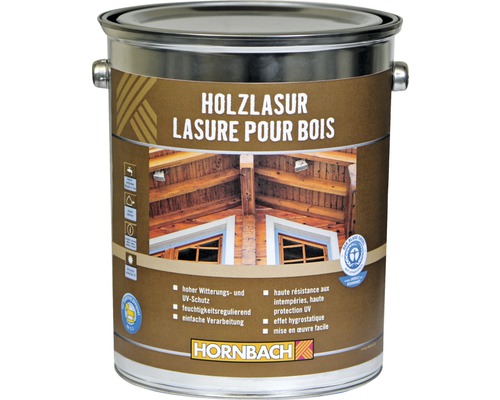 Lasure pour bois en pot métallique pour l''extérieur