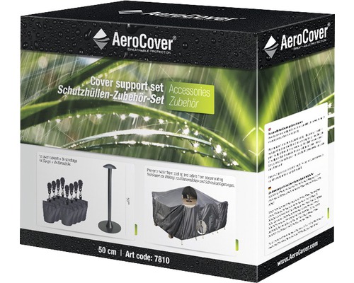 AeroCover Zubehörset für Schutzhüllen in Produktverpackung