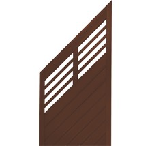 Élément de finition Konsta Style gauche 90 x 180/90 cm marron