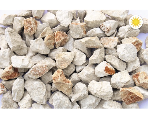 Gravier de calcaire beige dalmatien 22-32 mm 25 kg