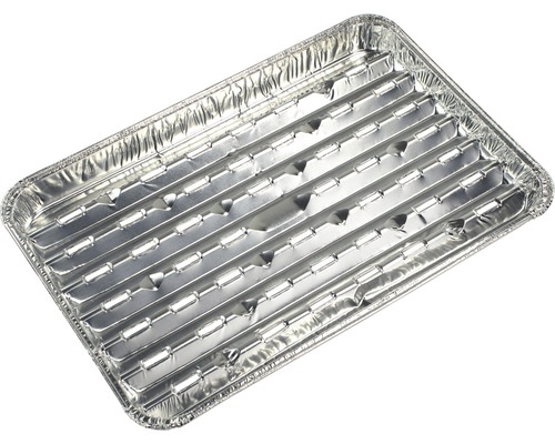 TENNEKER Grillschalen 10 Stk Grillschale aus Aluminium mit Rillen