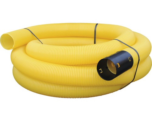 Tuyau de drainage jaune non fendu DN 100 mm L = 10 m