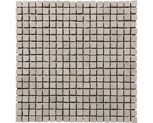 Mosaïque en grès-cérame Arcardia Tumbled beige 30x30 cm